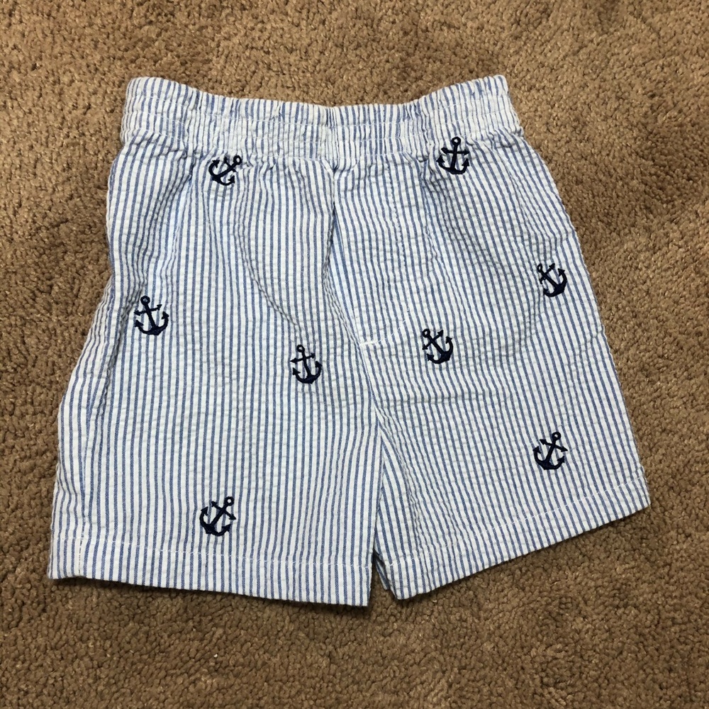 5/$15 6-9mo baby nautical shorts